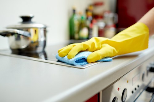 Deep cleaning process for a carpet in a local property